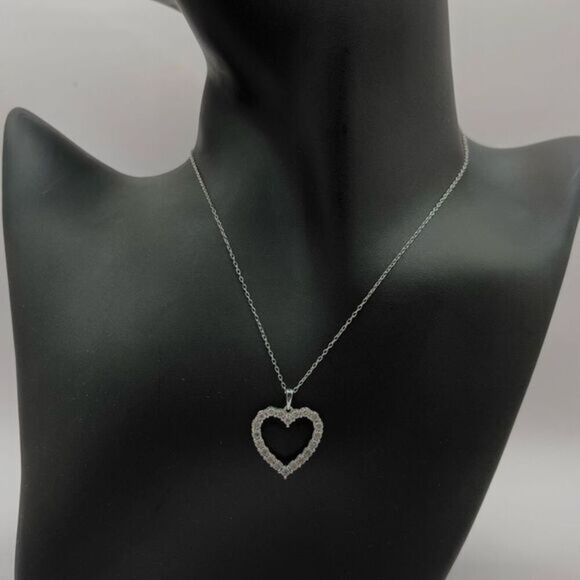 Jewelry - 0.20 CT Natural Diamond Heart ❤️ Necklace